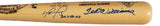 Ted Williams David Ortiz Red Sox Signed Louisville Slugger Bat Papi The Kid BAS - Sports Integrity