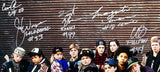 The Mighty Ducks Multi Signed 16x20 Cast Photo w/ Estevez 10 Signatures JSA - Sports Integrity