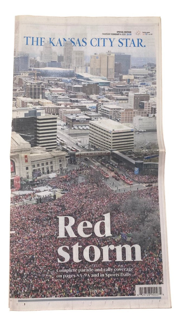 Kansas City Chiefs Super Bowl LIV The Kansas City Star February 6,2020 Newspaper - Sports Integrity