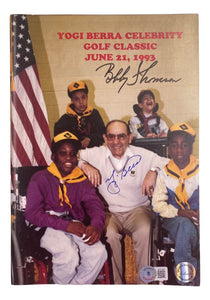 Yogi Berra Bobby Thomson Signed 1993 Berra Celebrity Golf Classic Program BAS - Sports Integrity