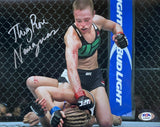 Thug Rose Namajunas Signed 8x10 Photo vs Paige Vanzant PSA - Sports Integrity