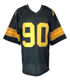 TJ Watt Pittsburgh Signed Alternate Black Football Jersey BAS - Sports Integrity