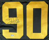 TJ Watt Pittsburgh Signed Alternate Black Football Jersey BAS - Sports Integrity