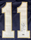 Tommy Rees Notre Dame Signed Navy Blue Football Jersey Sports Integrity - Sports Integrity