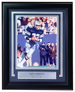 Tony Dorsett Signed Framed 8x10 Dallas Cowboys Photo PSA Hologram - Sports Integrity