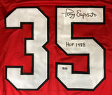 Tony Esposito Chicago Signed Red Hockey Jersey HOF 1988 Sports Integrity - Sports Integrity