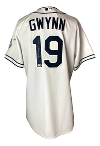 Tony Gwynn Signed San Diego Padres Majestic Authentic Baseball Jersey BAS - Sports Integrity