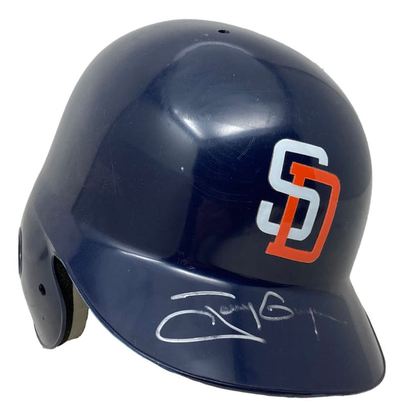 Tony Gwynn Signed Game Used 1998 San Diego Padres Batting Helmet BAS+LOA - Sports Integrity