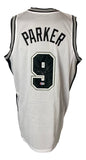 Tony Parker San Antonio Signed White Basketball Jersey BAS ITP - Sports Integrity