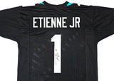 Travis Etienne Jacksonville Signed Black Football Jersey BAS - Sports Integrity