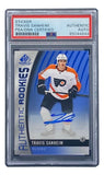 Travis Sanheim Signed 2017/18 SP Game Used #116 Flyers Hockey Card PSA/DNA - Sports Integrity