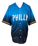 Trea Turner Philadelphia Signed Alternate Blue Baseball Jersey BAS ITP - Sports Integrity