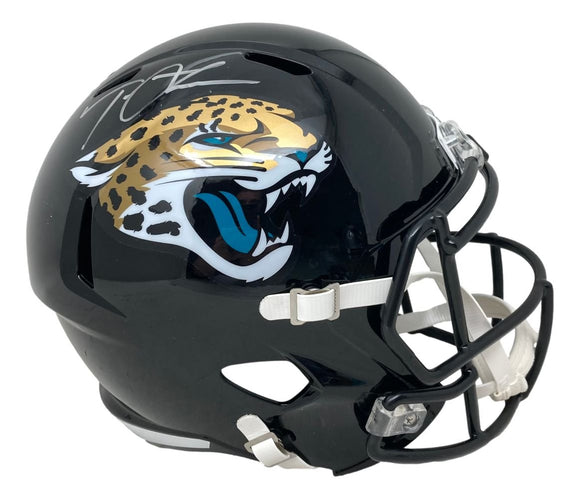 Trevor Lawrence Signed Jacksonville Jaguars FS Replica Speed Helmet Fanatics - Sports Integrity