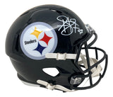 Troy Polamalu Signed Pittsburgh Steelers Full Size Speed Replica Helmet BAS ITP - Sports Integrity