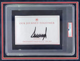 Donald Trump Signed Framed Book Insert w/ 11x14 Assassination July 13 Photo PSA - Sports Integrity