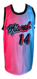 Tyler Herro Miami Signed Pink/Blue Basketball Jersey JSA - Sports Integrity