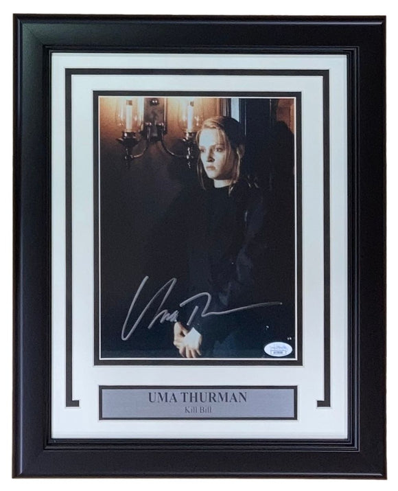 Uma Thurman Signed Framed 8x10 Kill Bill Photo JSA Hologram - Sports Integrity