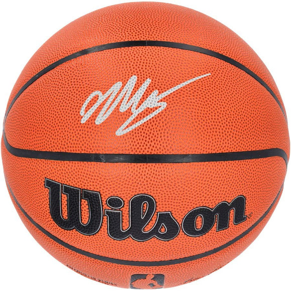 Victor Wembanyama Spurs Signed Authentic NBA Wilson I/O Basketball Fanatics - Sports Integrity