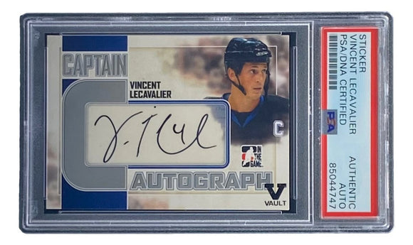 Vincent Lecavalier Signed 2011 In The Game #A - VL Lightning Hockey Card PSA/DNA - Sports Integrity