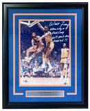 Walt Frazier Signed Framed 11x14 New York Knicks Photo Wheeling & Dealing BAS - Sports Integrity