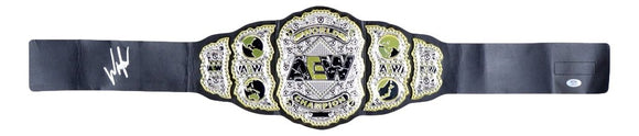 Wardlow Signed AEW World Heavyweight Championsip Toy Belt PSA Hologram - Sports Integrity