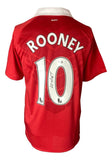 Wayne Rooney Signed Manchester United Red Nike Large Soccer Jersey BAS - Sports Integrity