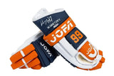 Wayne Gretzky Signed Edmonton Oilers Full Size Replica Jofa Hockey Gloves UDA