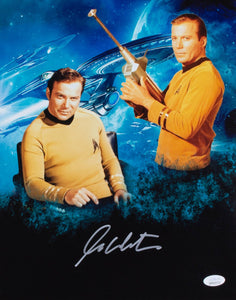 William Shatner Signed 11x14 Star Trek Collage Photo JSA ITP - Sports Integrity