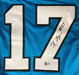 Xavier Legette Carolina Signed Blue Football Jersey BAS - Sports Integrity