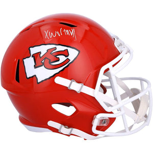 Xavier Worthy Signed Kansas City Chiefs Full Size Replica Speed Helmet Fanatics - Sports Integrity