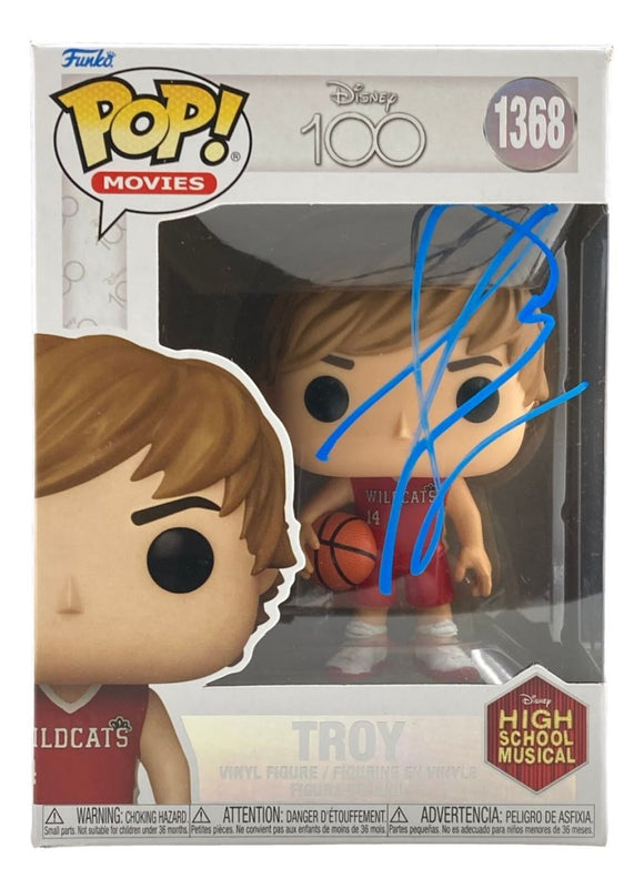 Zac Effron Signed Disney 100 High School Musical Troy Funko Pop #1368 BAS - Sports Integrity